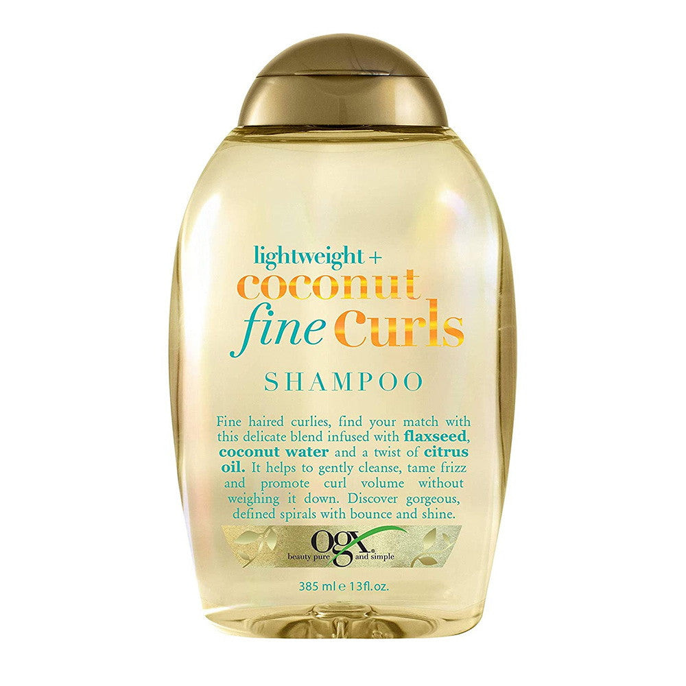 OGX Lightweight Coconut Fine Curls Shampoo, 13 Oz